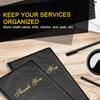 Leather Business File Holder  Large Capacity Document Bag   Leather Handbag Magnetic Tablet Bag Birthday Gift