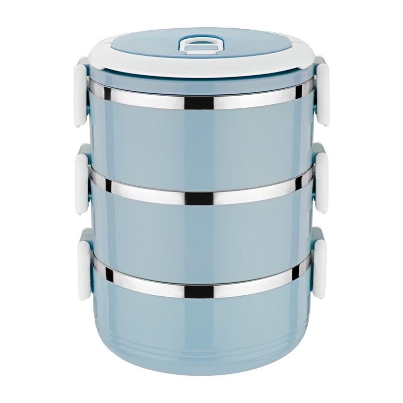 Odin 304 Stainless Steel 3-Layer Insulated Bento Lunch Box