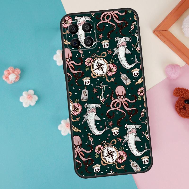 Marine Life Ocean Octopus Case For Honor 200 Pro 50 70 90 Lite X9a X8a X8 X9 X8b X9c X9b Honor Magic 7 5 6 Pro Cover