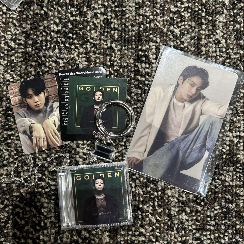 [USED] BTS FESTA Limited Capsule Album Jungkook GOLDEN Trading Card