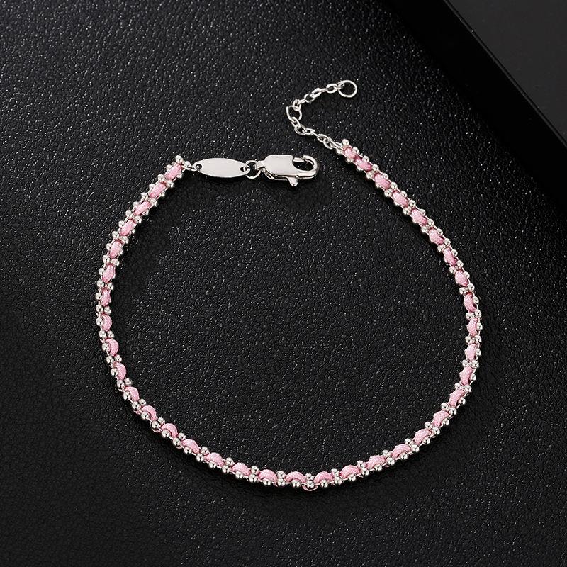 Light Luxury 18K Gold Plated Bracelet for Women Vintage Weave Rope Chain Bracelet Wedding Jewelry Gifts