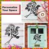 Promotion! 1 PCS Iron Ration Metal Decoration Wall Hanging Metal Wall Art Room Decoration Wall Decor Metal Rose Wall Decor