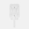 Europäisches & Amerikanisches Sexy Durchbrochenes Spitze Rundhals Langarm Schlanke Passform Einfarbig Bodycon Kleid