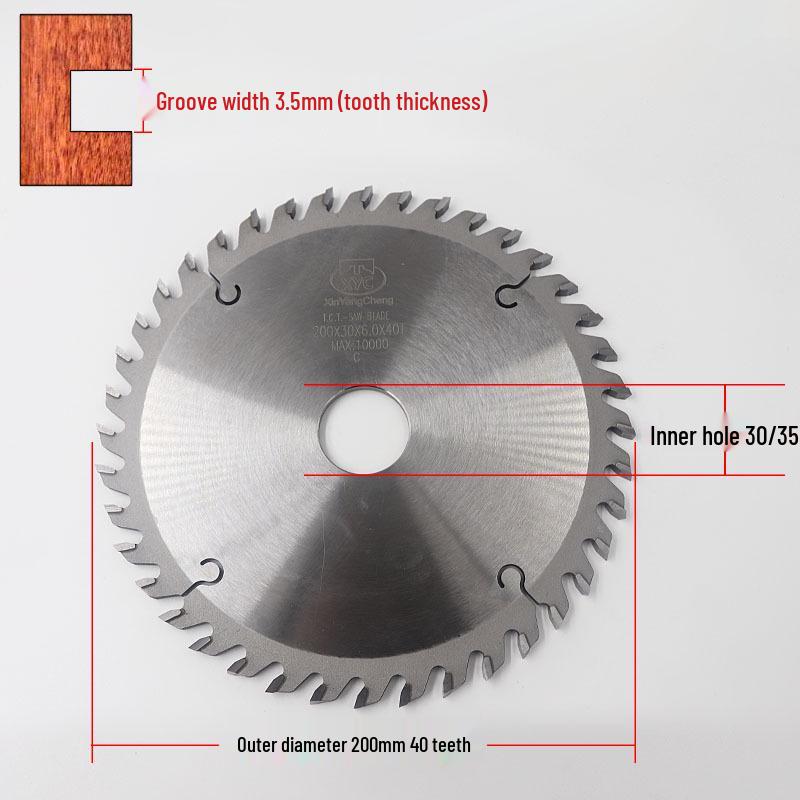 Vertical Milling Tenon Mortise Slotting Saw Blade for Woodworking