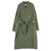 Beauty Products Curensology Long Sleeve No Collar with Belt Gown Coat F Women Used