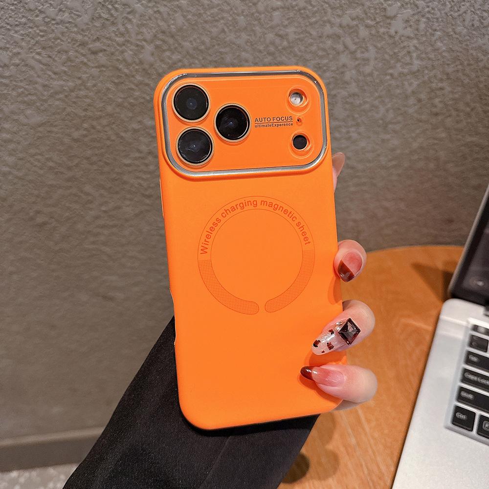 Liquid Nano Frosted Glass For Magsafe Case For iPhone 17 16 15 14 13 Pro Max Magnetic Wireless Charge Silicone Shockproof Cover