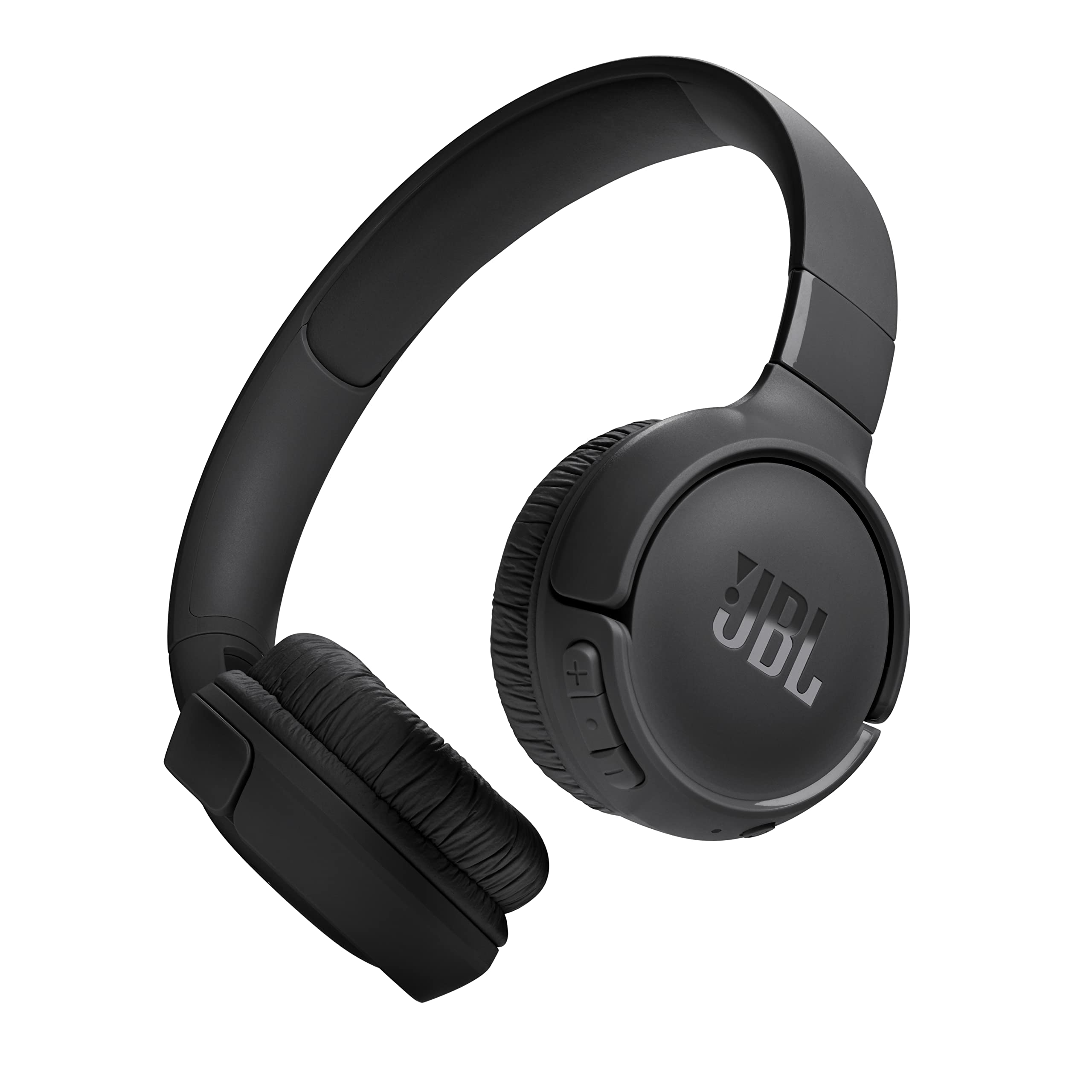

JBL TUNE 520BT Wireless Bluetooth Headphones On-Ear USB Type-C Multi-Point Black 57 Hours Playback App Compatible