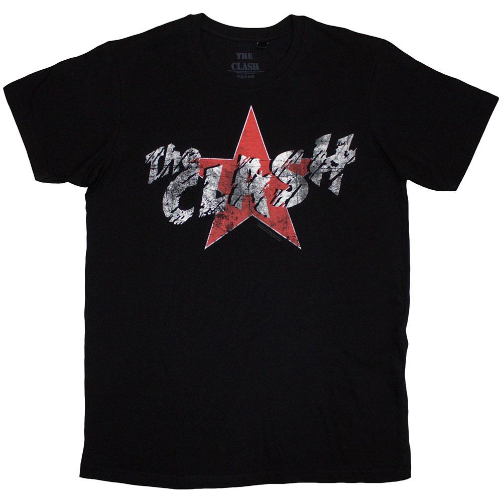 The Clash Unisex Adult Star Logo T-Shirt