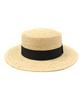 Yunibeosyeolkemiseuteuli Gdmt Raffia Flat Fedora Raffia Hat