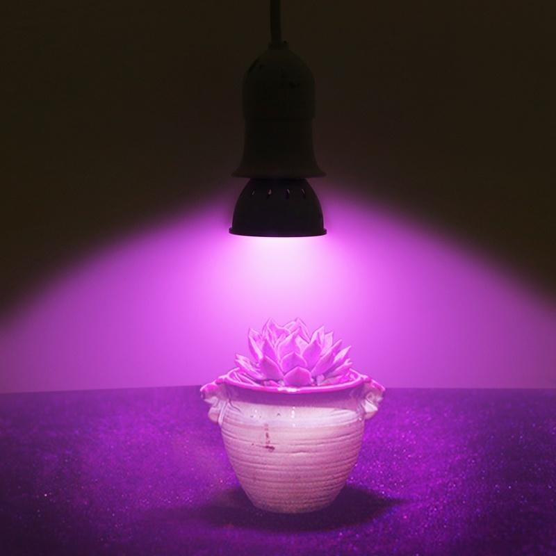 E27 72LED  3W Plant Grow Light Chimeneas Hydroponic Flower Veg Growing Lamp Bulb