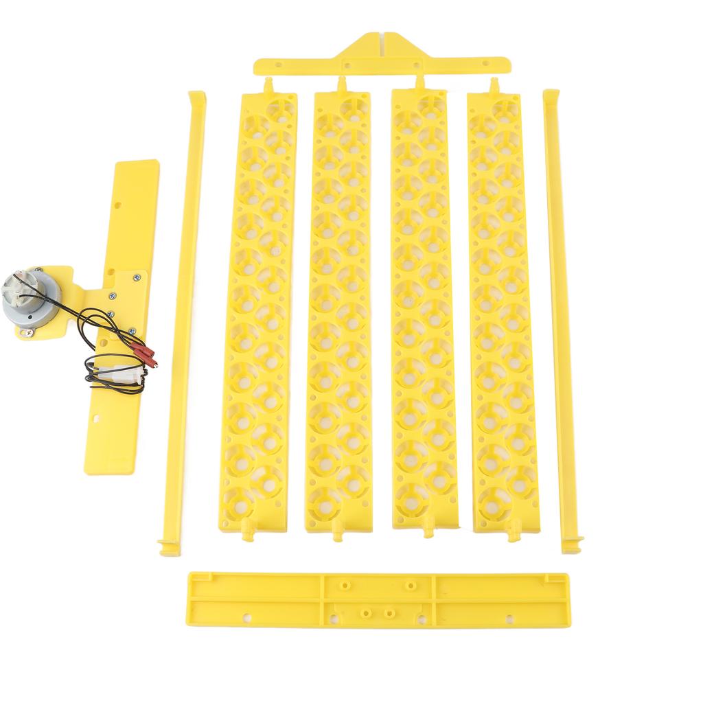 88 stk. Egginkubatorbrett Automatisk eggevender Vendebrett med motor for fugle-vakttelegg 12V