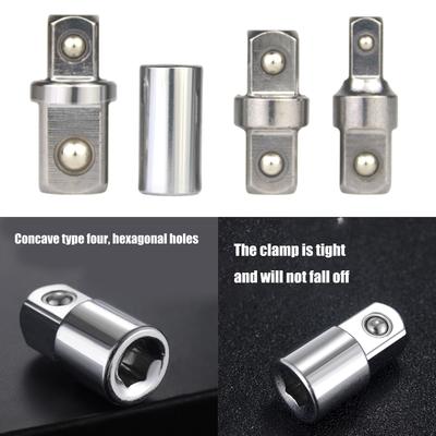 Víceúčelová sada adaptérů a redukcí pro nástrčné klíče 1/4 3/8 1/2 palce se čtvercovým upínacím trnem pro rychlou konverzi nástrojů, zvyšuje efektivitu