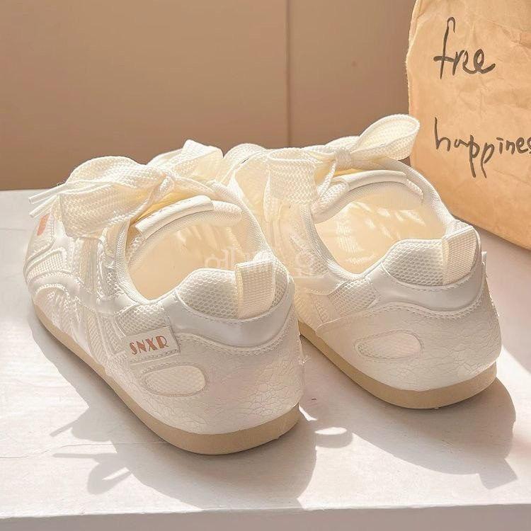 Summer mesh breathable little white shoes children's new ugly cute big head shoes niche versatile sports board shoes