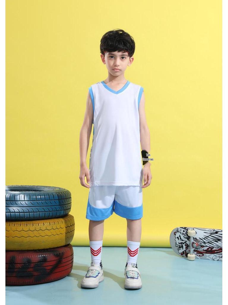 Youth and Adult Quick-Dry Breathable Basketball Jersey - Multi-Color, Customizable Training Camp Performance Wear