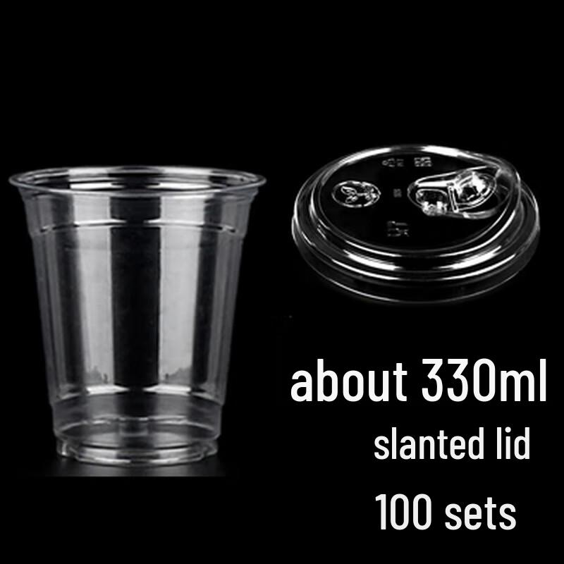 Disposable Plastic Cold Drink & Coffee Cups with Lids
