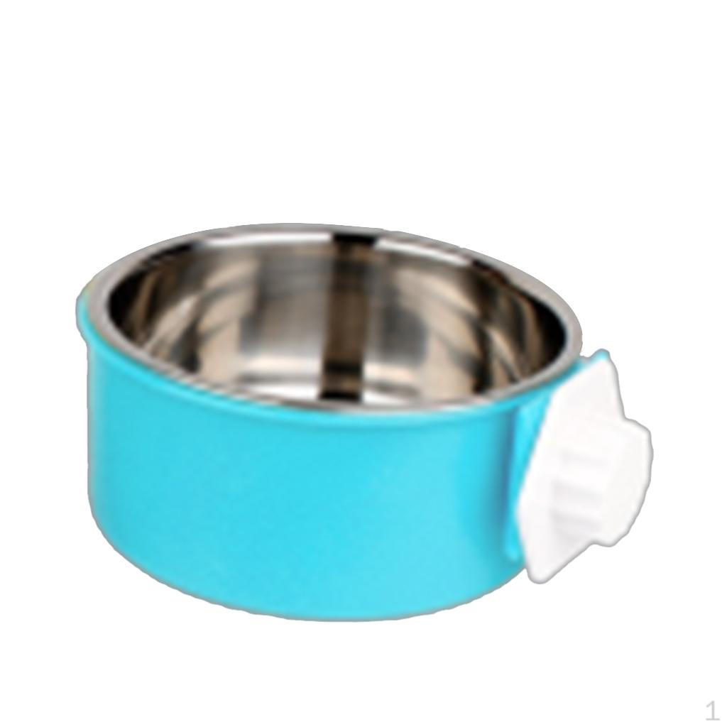 

Bowls - Hangable Raised Steel Food for Small to Large Dogs s Small Blue