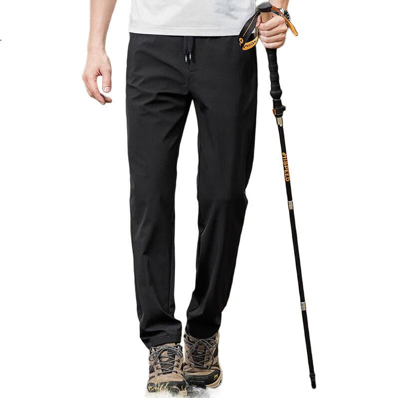 JEEP Ice Silk Thin High-End Men's Casual Pants, Loose Straight-Leg Quick-Dry Trousers for Summer 2026