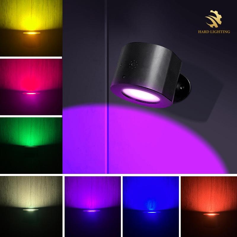 Smart Sensor Wall Light Small Cylindrical LED Night Light Touch Switch Minimalist Style LED Reading Wall Lamp for Bedroom