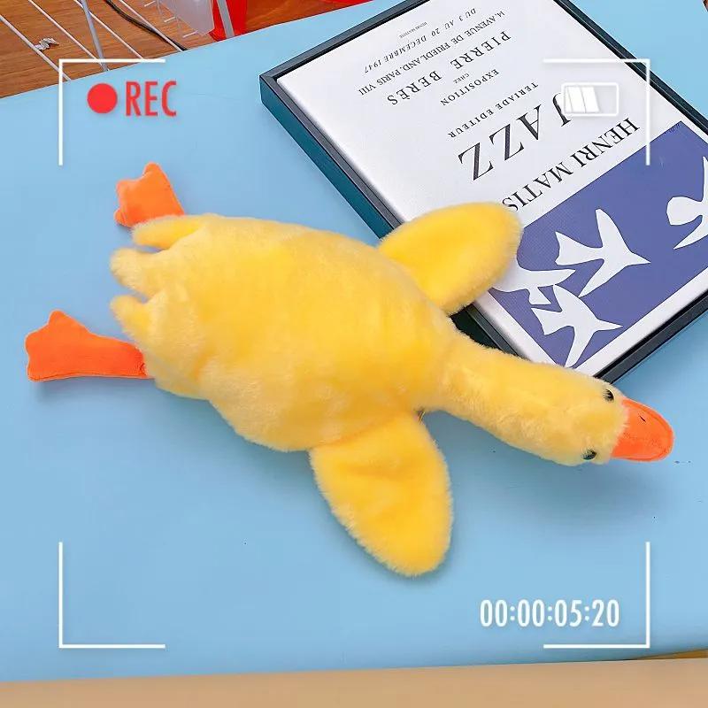 Market-6 Poppen Eend Mobiele Telefoon Tas Nieuwe Herfst Dames Cartoon Schattige Schoudertas Mode Net Rood Gans Crossbody Tas geel