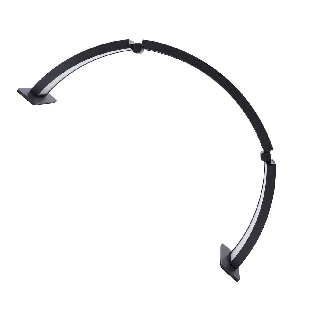 28in Foldable Half Moon Light 3000K‑6000K 2000LM LED Nail Beauty Lamp Tattoo Light for Beauty