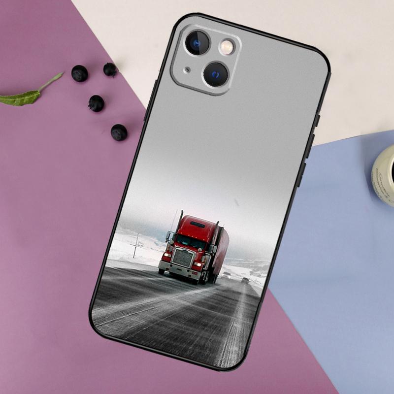 Cool Heavy Truck Car Silicone Case For iPhone 17 14 13 12 11 15 Pro Max 16 Plus 12 13 Mini 16e 17 Air Back Cover