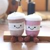 Milk Cup Tea Plush Keychain Toy Pp Cotton Gift For Kids Teens Pendant Bag