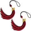 2026 Polyester Alloy Academic Tassel Hanging 10 Colors Pure Color Charm Pendant Diy Crafts Style Student Dress Up Tassel