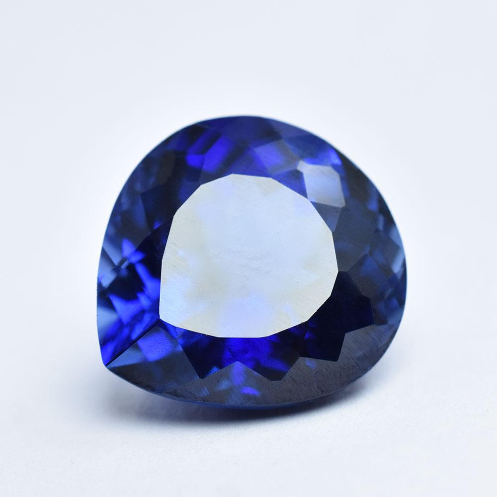 13 Ct Natural Blue Sapphire Pear Cut Loose Gemstone
