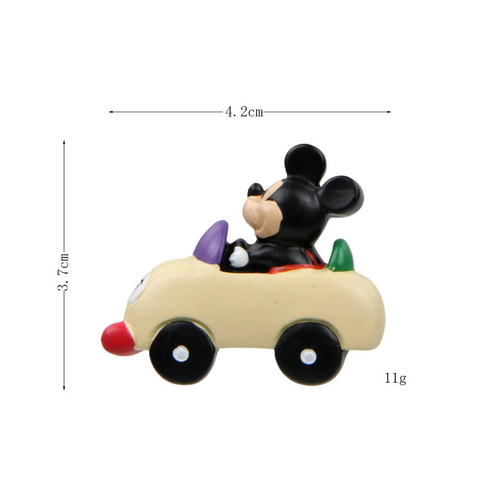Mickey Mouse Drive A Car Resin Creative Refrigerator Magnet With Magnetic Base For Kids And Giftgiving
