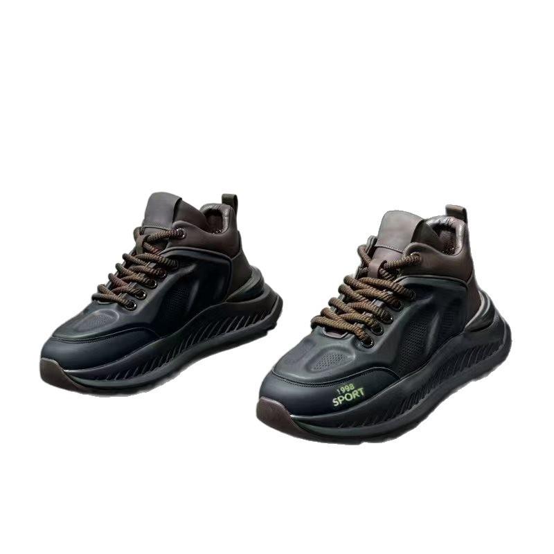Thick-soled Heightening Dad Shoes, New Spring and Summer Soft-soled Breathable Sports and Leisure Trendy Shoes