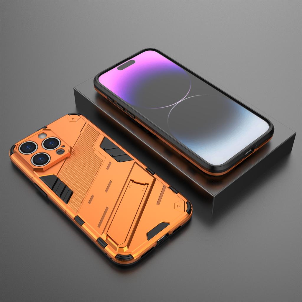Kickstand Phone Case for iPhone 15 Pro Max,Drop Protection Phone Cover PC+TPU Back Shell