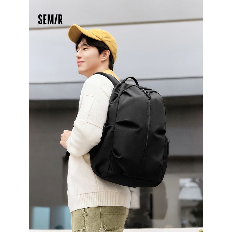 

Senma Backpack Men s Hiking Backpack Boys Backpack Junior High School Student Travel Bag Men s High School Student Schoolbag Women Black 90001