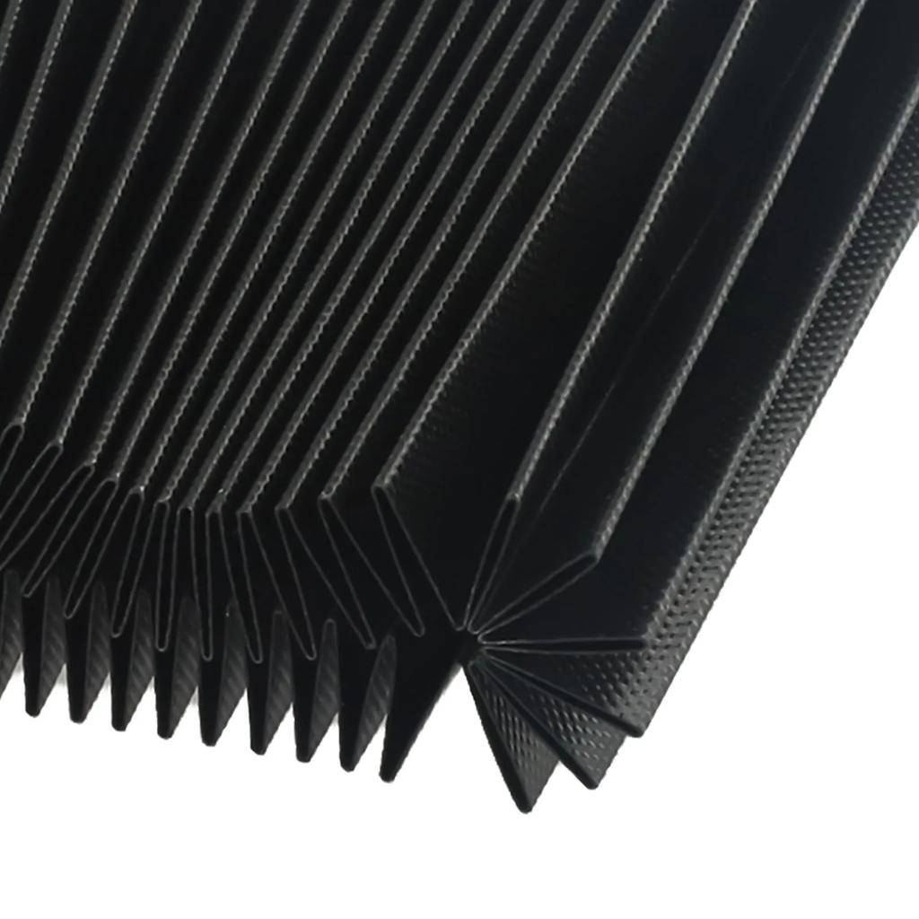 Milling Machine Flexible Protective Flat Accordion Bellows Cover Tool Guard Dust Cloth Flat Accordion Bellows Engraver Machine