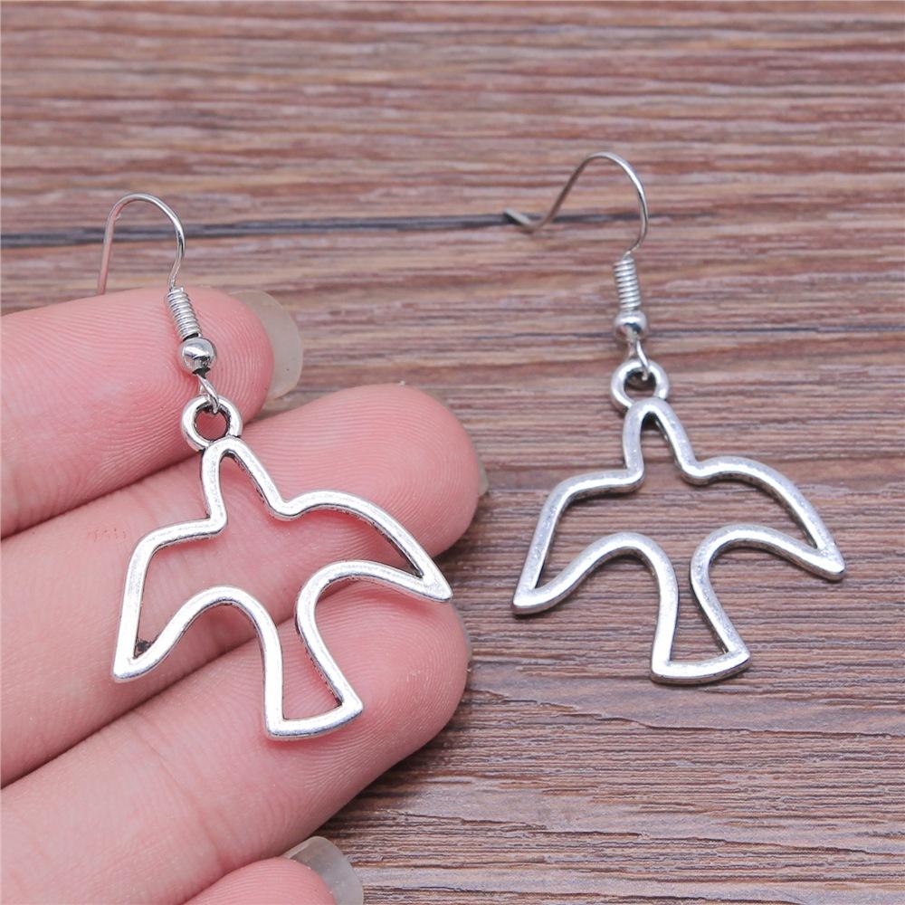 53 Styles Bird Earrings For Women Vintage Owl Dove Peacock Phoenix Swallow Feather Hummingbird Flamingo Parrot Earrings