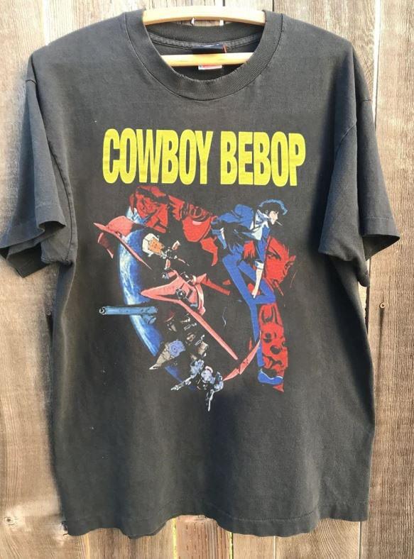 

Cowboy Bebop Anime Classic Style Graphic Charcoal Unisex T shirt S5XL WA5391 Unisex T-Shirt XXXL
