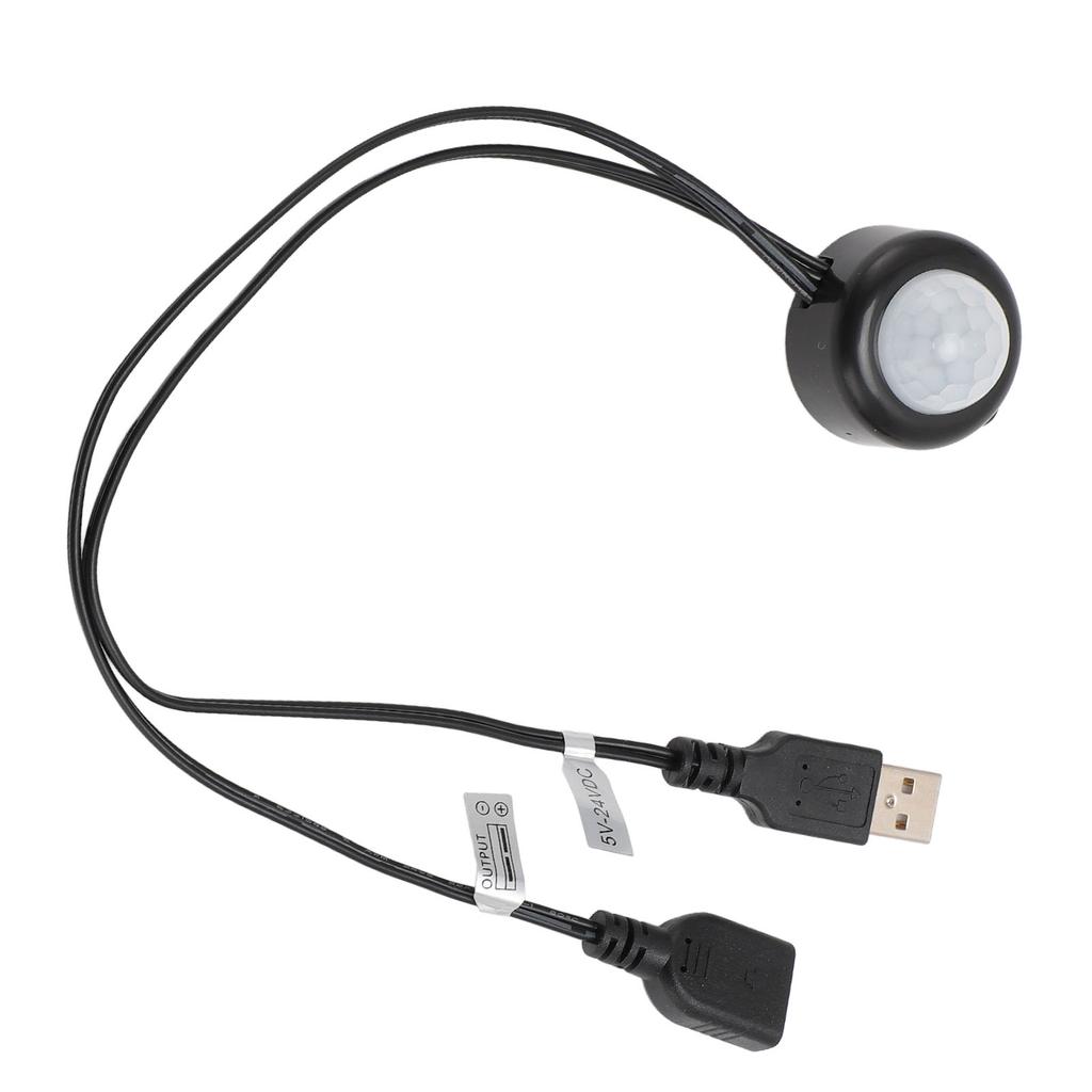 Capteur de mouvement PIR activé Interface USB Plug and Play Contrôleur de capteur infrarouge DC5V à 24V pour