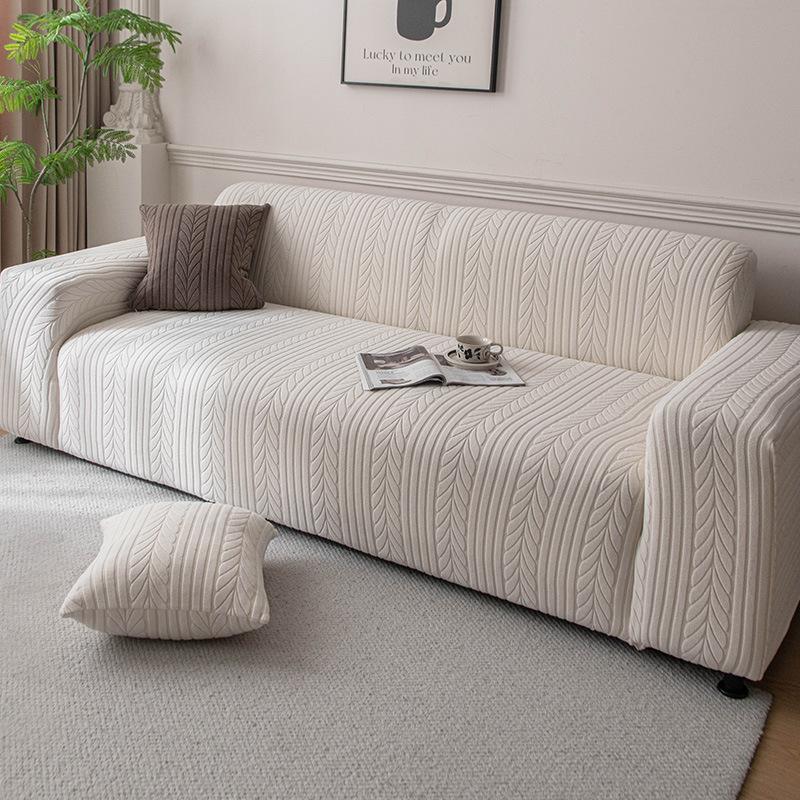 New Lazy Person's Blessing Fleece Full Cover Sofa Cover Elastic Thickened Dust Proof All Season Universal Dust Cover