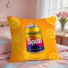 Paulaner Spezi Logo Kissenbezug Quadratisch Kurzflor Kissenhülle Wohnzimmer Sofa Heimdeko Funda X