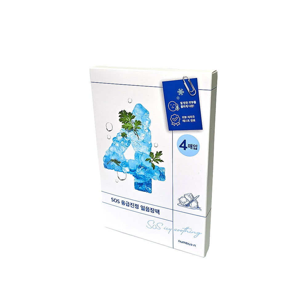 

numbuzin No.4 SOS Icy Soothing Sheet Mask (4ea)