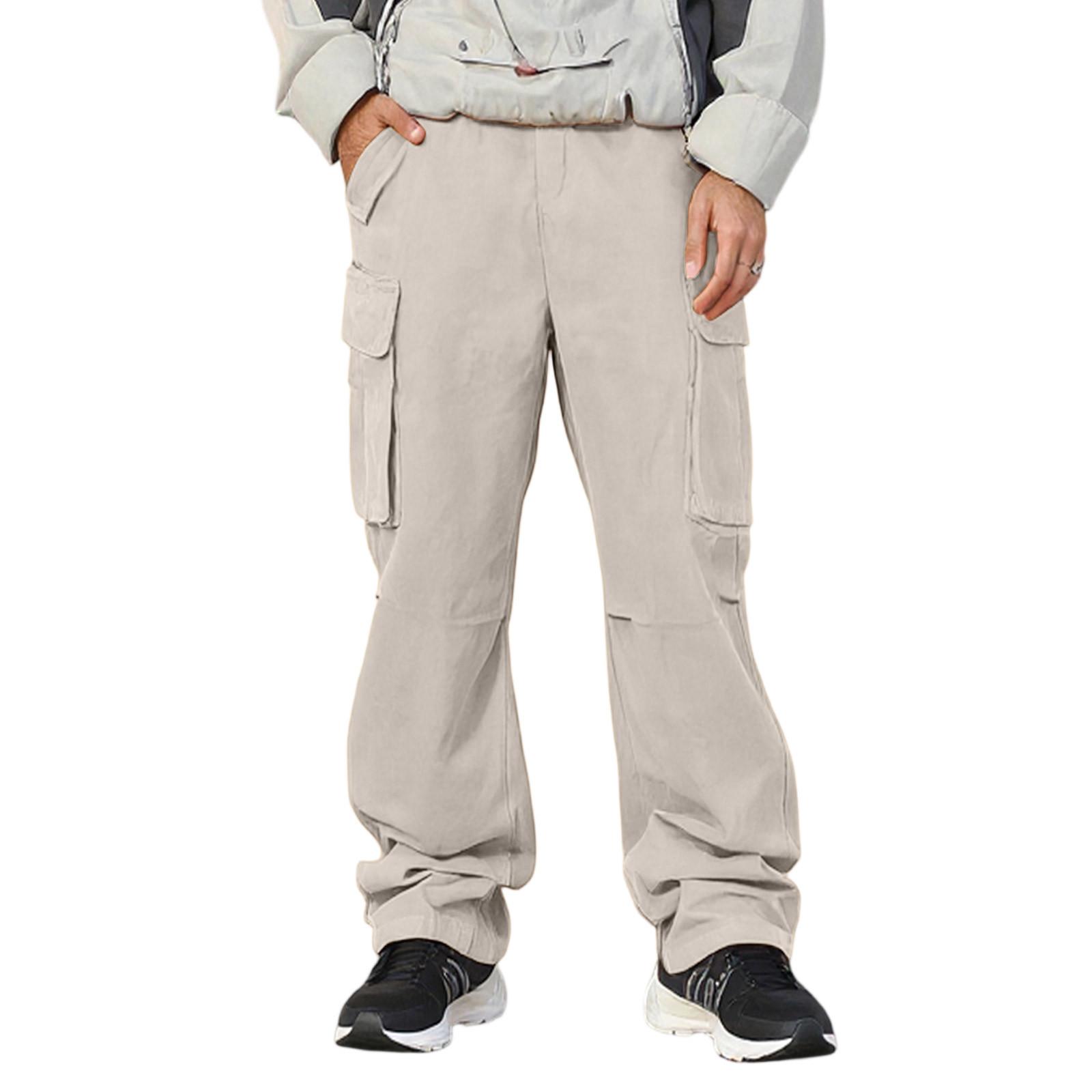 

Повседневные спортивные брюки, мужские свободные леггинсы с длинными вставками, тренировочные брюки для бега и фитнеса XXL хаки