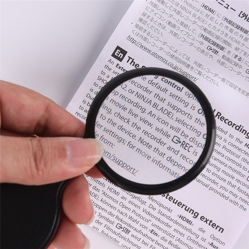 

Pop Folding 10X Mini Pocket Jewelry Magnifier Magnifying Eye Glass Loupe Lens A+ 50mm чорний