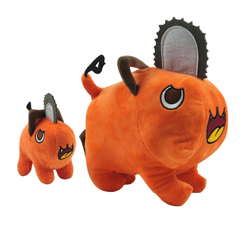 10-40cm Anime Chainsaw Man Dolls Plush Toy Cartoon Pochita Orange Dog Pillow Stuffed Soft Toy for Kids Birthday Gift
