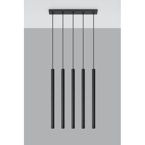 PASTELO 5 Black Hanging Lamp