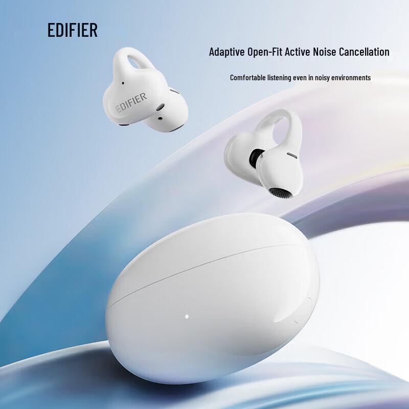 EDIFIER LolliClip Open-Ear Wireless ANC Earbuds