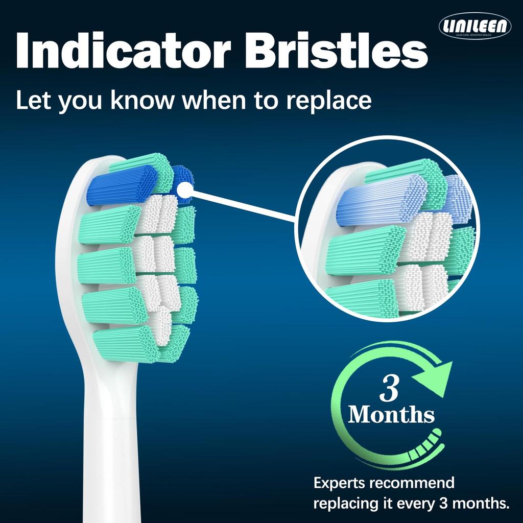 LINILEEA Electric Toothbrush Replacement Brush Sets for Philips Sonicare DiamondClean Series and 3100 Series Improved 10 Brush Sets [2025 Model]