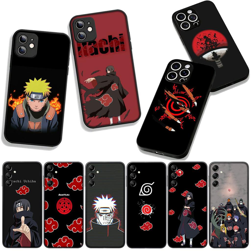 for Samsung Galaxy A25 A37 A57 A12 A14 A50 A51 A70 A71 A72 A21S A04 M15 Note 20 9 8 10 Case Akatsuki Uchiha Itachi Narutos Pain