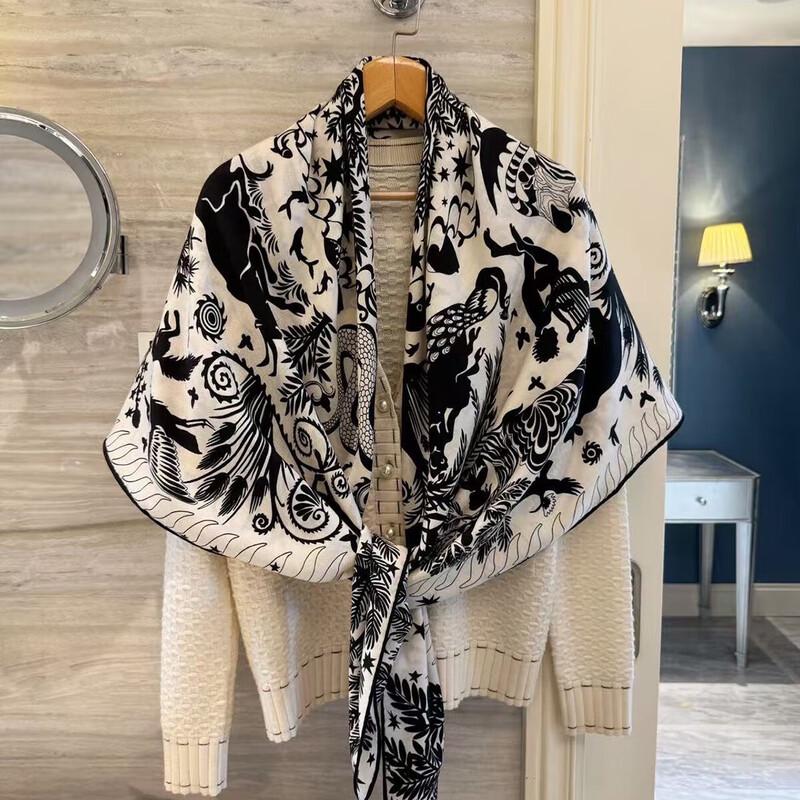 NINA SOLOR Australian Wool Scarf Shawl