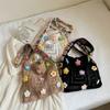 New Arrivals Open Run Floral Ethnic Knit Shoulder Bag