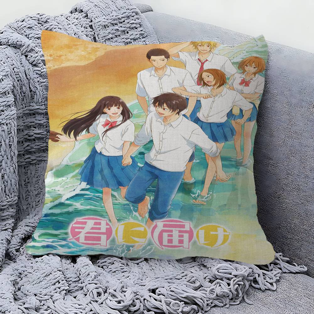 Kimi Ni Todoke Anim Pillow Covers Cartoon Sofa Decorative Home Doublesided Printing Short Plush Cute Cushion Cover