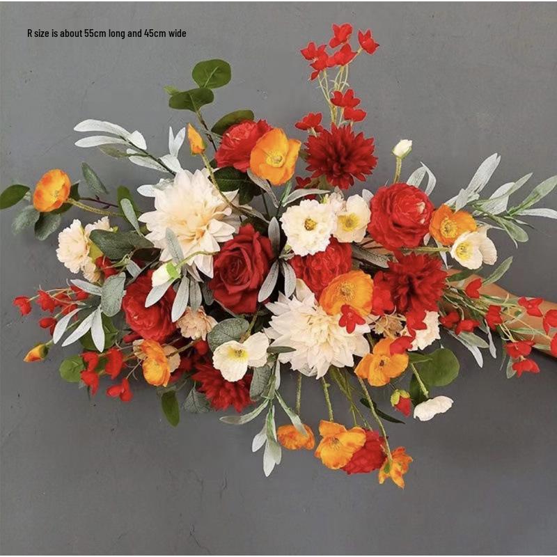 Mango Series Silk Flower Art Centerpiece & Wedding Decor